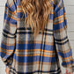 Plaid Pocketed Button Down Shacket