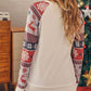 Christmas Long Raglan Sleeve Top