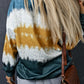 Leopard Tie-Dye Dropped Shoulder Sweatshirt