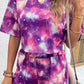 Printed Half Sleeve Top and Shorts Lounge Set