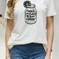 Simply Love Full Size RAISED ON SWEET TEA AND  SUNSHINE Graphic Cotton Tee