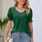 Flounce Sleeve V-Neck Tee