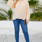 Tied Balloon Sleeve Blouse
