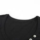 Buttoned Short Sleeve Tee Shirt