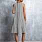 Sleeveless Round Neck Tiered Dress