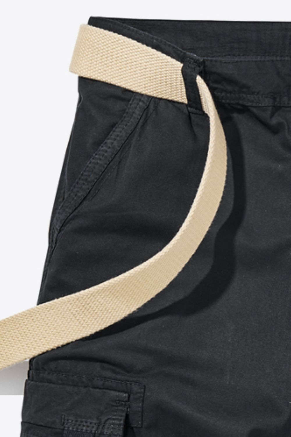 Belted Cargo Shorts