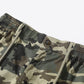 Camouflage Drawstring Waist Cargo Shorts
