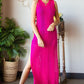 First Love Full Size Openwork Sleeveless Split Dress