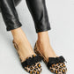 Forever Link Leopard Bow Detail Flats