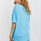 Zenana Sit Back And Relax Oversized Boyfriend Tee