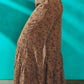Printed Ruffled Wide Leg Pants