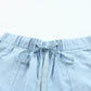 Drawstring Elastic Waist Pocket Shorts