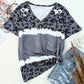 Leopard V-Neck Tee Shirt