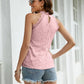 Lace Ruffle Collar Sleeveless Top