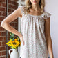 Heimish Full Size Ditsy Floral Ruffled Blouse