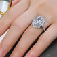 8 Carat Oval Moissanite Ring