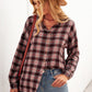 Plaid Button Relaxed Fit Shirt