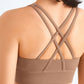 Crewneck Crisscross Back Sports Tank