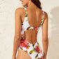 Floral Plunge Sleeveless One-Piece Swimsuit