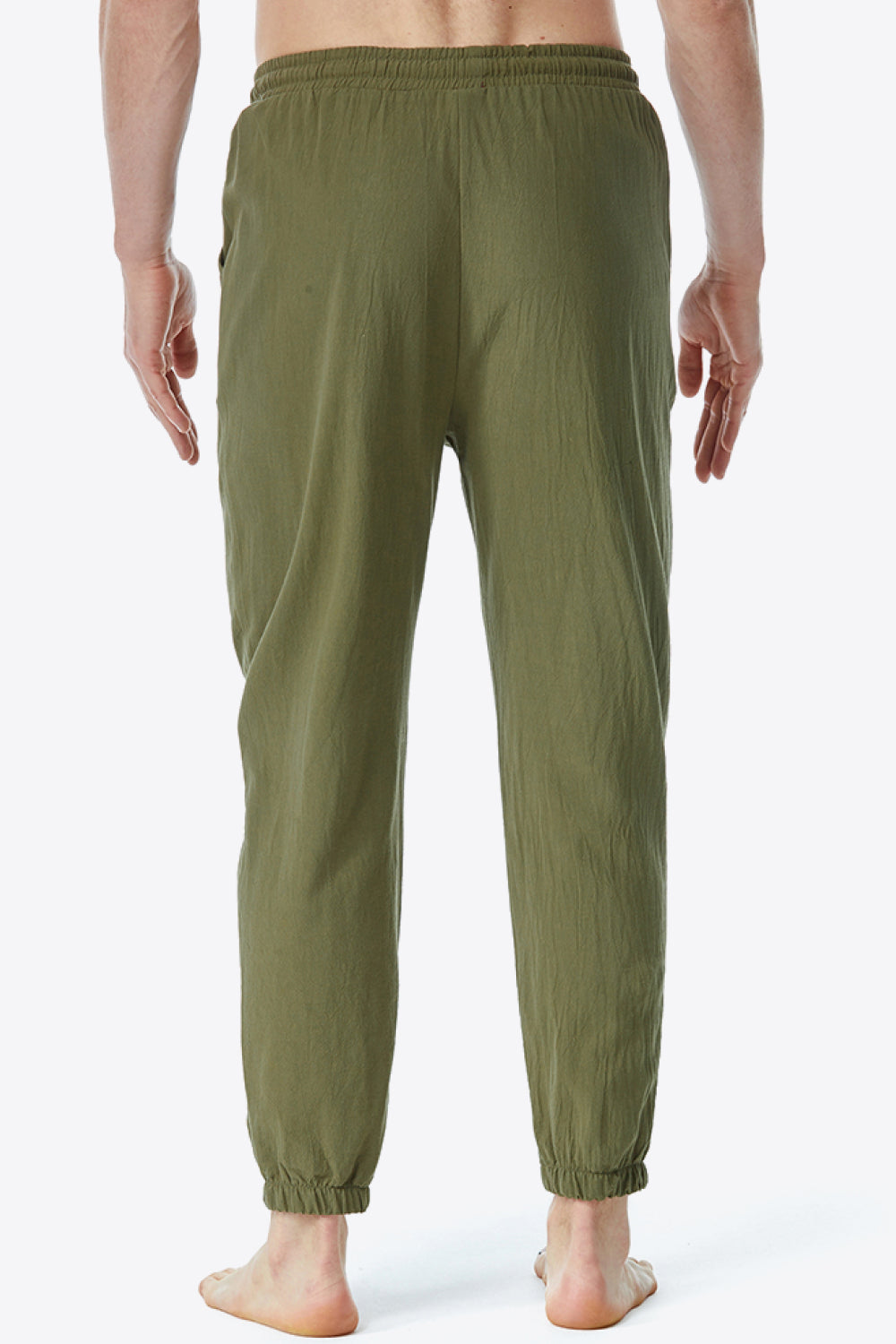 Full Size Drawstring Waist Pants with Pockets
