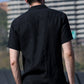 Buttoned Lapel Collar Pullover Shirt