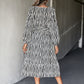 Animal Print Belted Midi Dress