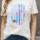 Simply Love Full Size NEVER GIVE UP Graphic Cotton Tee