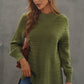 Crewneck High-Low Sweater