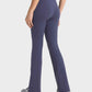 Wide Waistband Bootcut Sports Pants