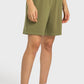 Drawstring Elastic Waist Sports Bermuda Shorts