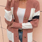 Striped Button Down Cardigan Sweater