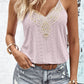 Contrast Eyelet Cami Top