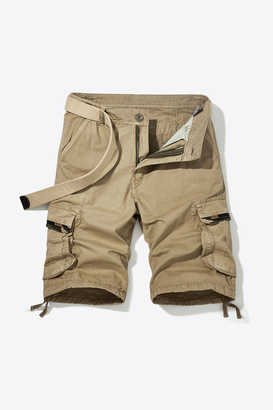 Belted Cargo Shorts