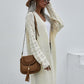 Horizontal Ribbing Open Front Duster Cardigan