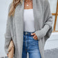 Dolman Sleeve Open Front Cardigan