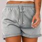 Drawstring Waist Cuffed Shorts