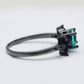 Natural Paraiba Blue Zircon Leaf Ring