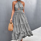 Someday Soon Printed Halter Dress