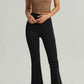 Contrast Square Neck Cropped Sports Tank