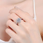 1 Carat Moissanite Heart 925 Sterling Silver Ring