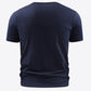 Slogan Graphic Round Neck Short Sleeve Tee