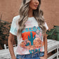 Tie-Dye Graphic Tee Shirt