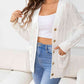 Button Down Cable-Knit Cardigan