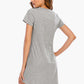 Animal Graphic Round Neck T-Shirt Dress