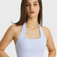 Breathable Halter Neck Sports Bra