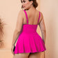 Full Size Gathered Detail Swim Dress