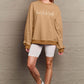 Simply Love Full Size Letter Graphic Long Sleeve Sweatshirt