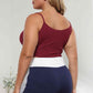 Plus Size Ribbed Spaghetti StrapTop