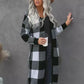 Buffalo Plaid Duster Cardigan