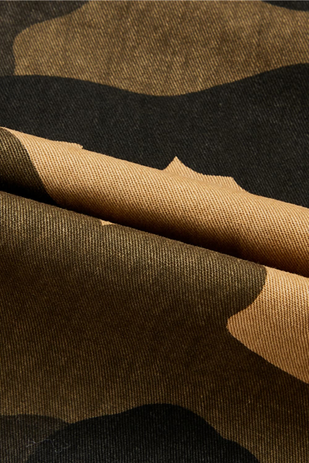 Camouflage Belted Cargo Shorts